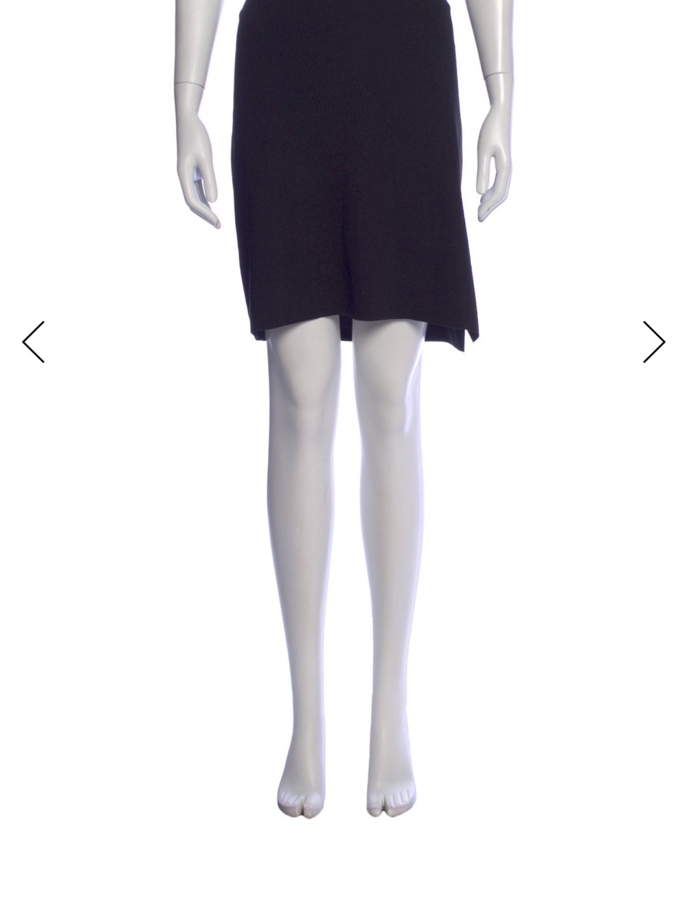 Salvatore Ferragamo Black Knit Skort
